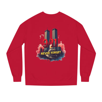 9/11 Never Forget Sweatshirt — Twin Towers Memorial Crewneck