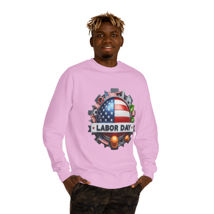 Labor Day Crewneck Sweatshirt – American Flag & Tools Workwear