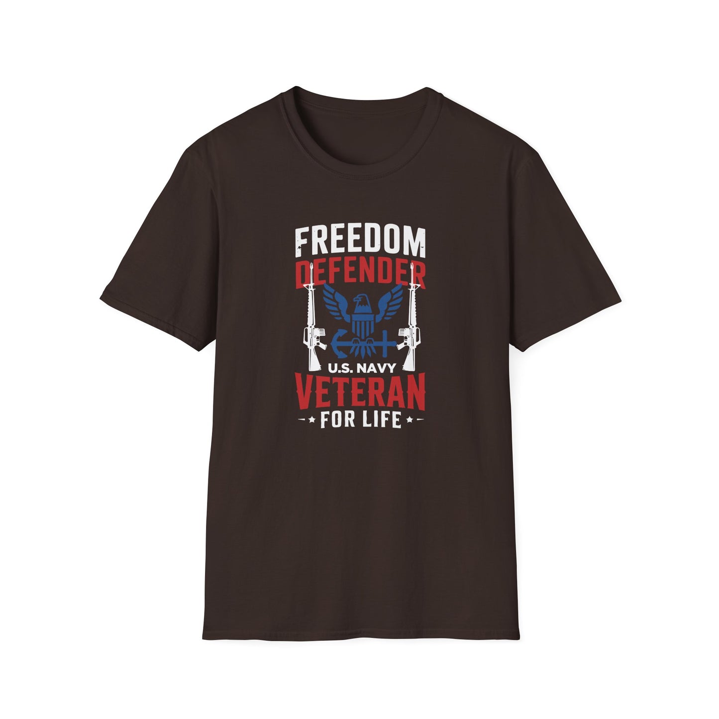 Freedom Defender Veteran U.S. Navy For Life T‑Shirt