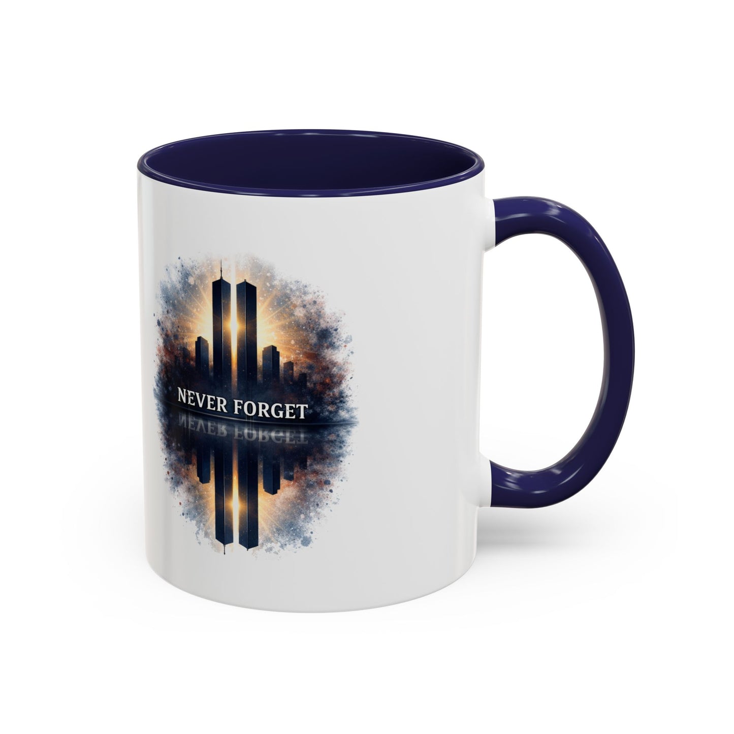 Never Forget 9/11 Memorial Accent Coffee Mug (11/15oz)