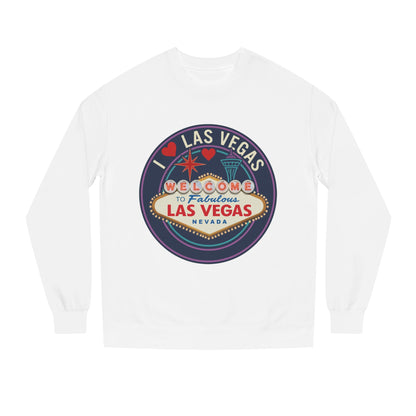 Las Vegas Welcome Sign Sweatshirt – Retro "I  Las Vegas" Crewneck
