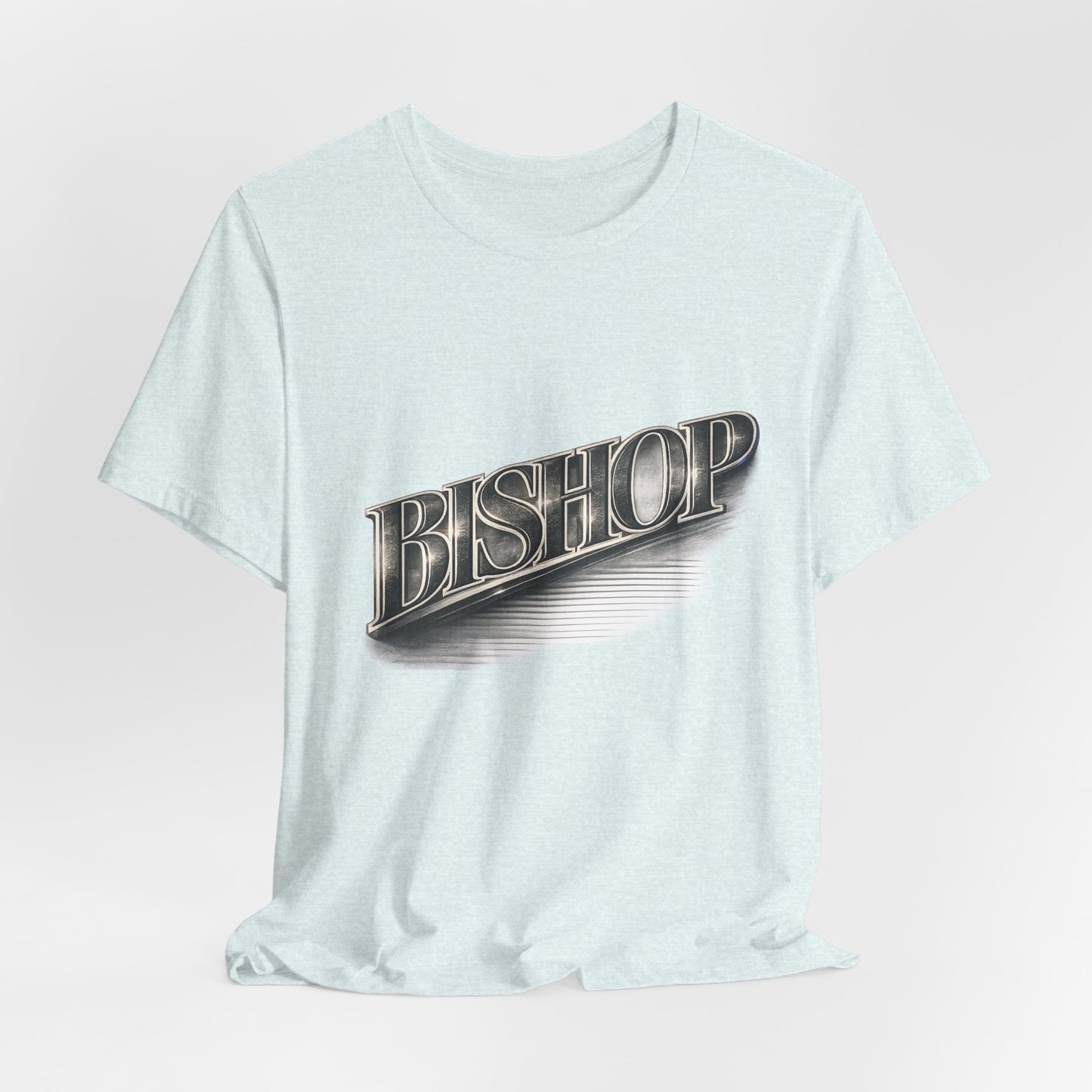 Bishop Retro Chrome Logo T‑Shirt