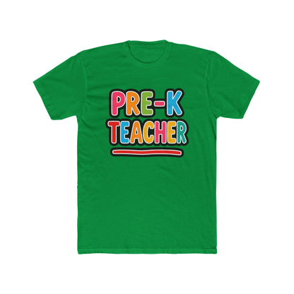 Pre-K Teacher T-Shirt — Colorful Retro Kids Classroom Tee