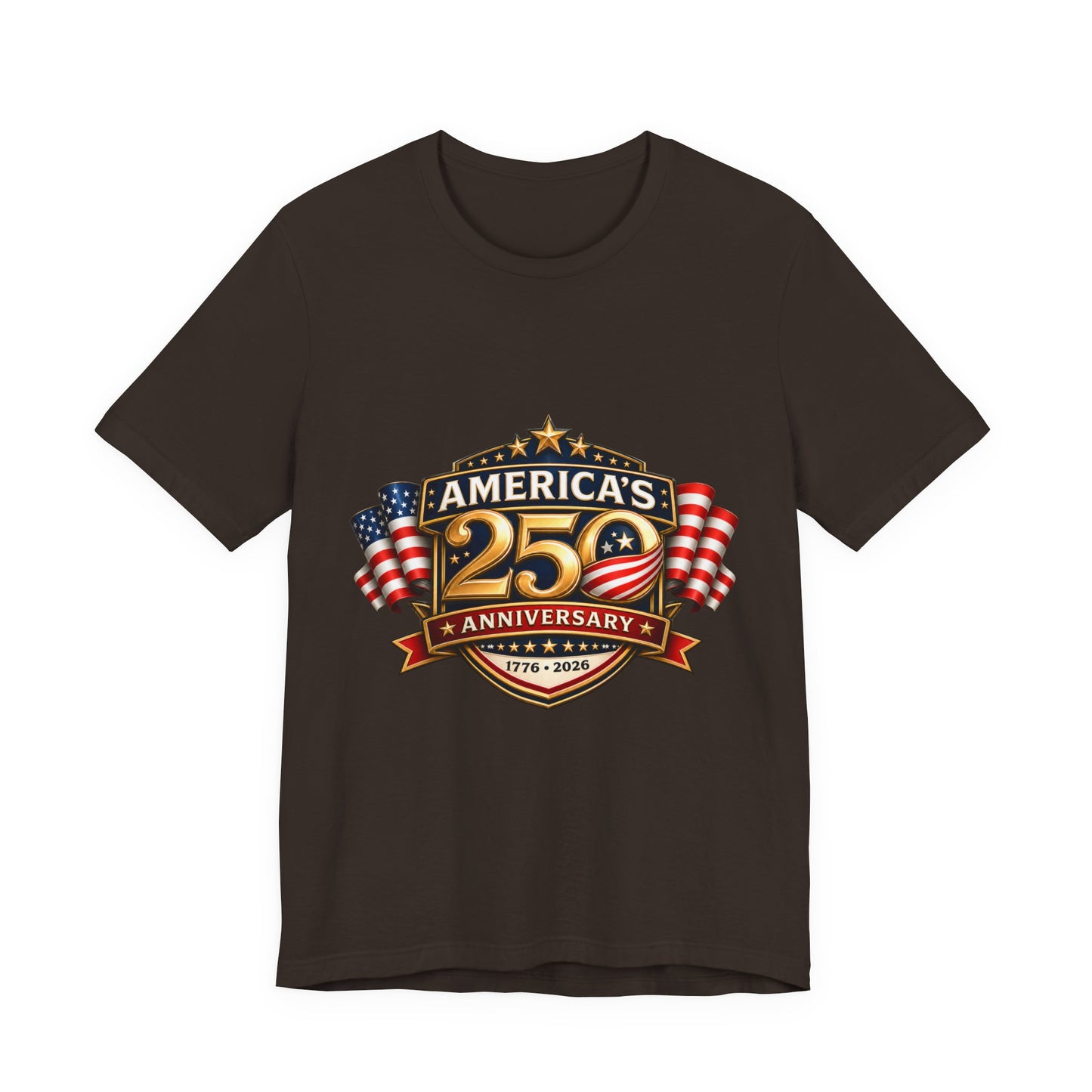 America's 250th Anniversary T-Shirt – 1776–2026 Patriotic USA Flag Tee