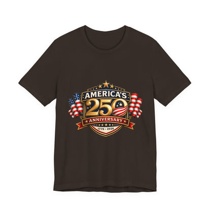 America's 250th Anniversary T-Shirt – 1776–2026 Patriotic USA Flag Tee