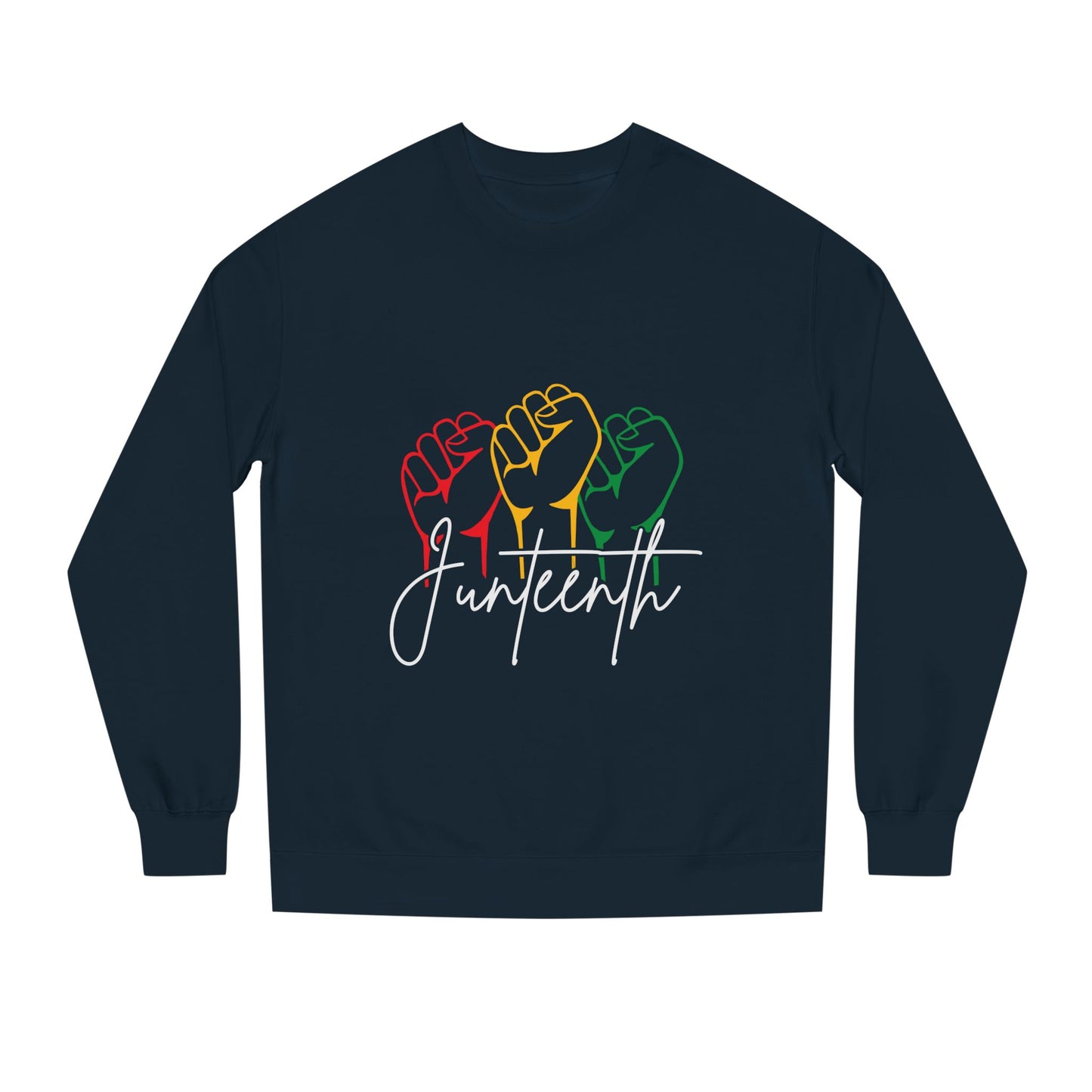 Juneteenth Fist Sweatshirt - Juneteenth Celebration Pullover