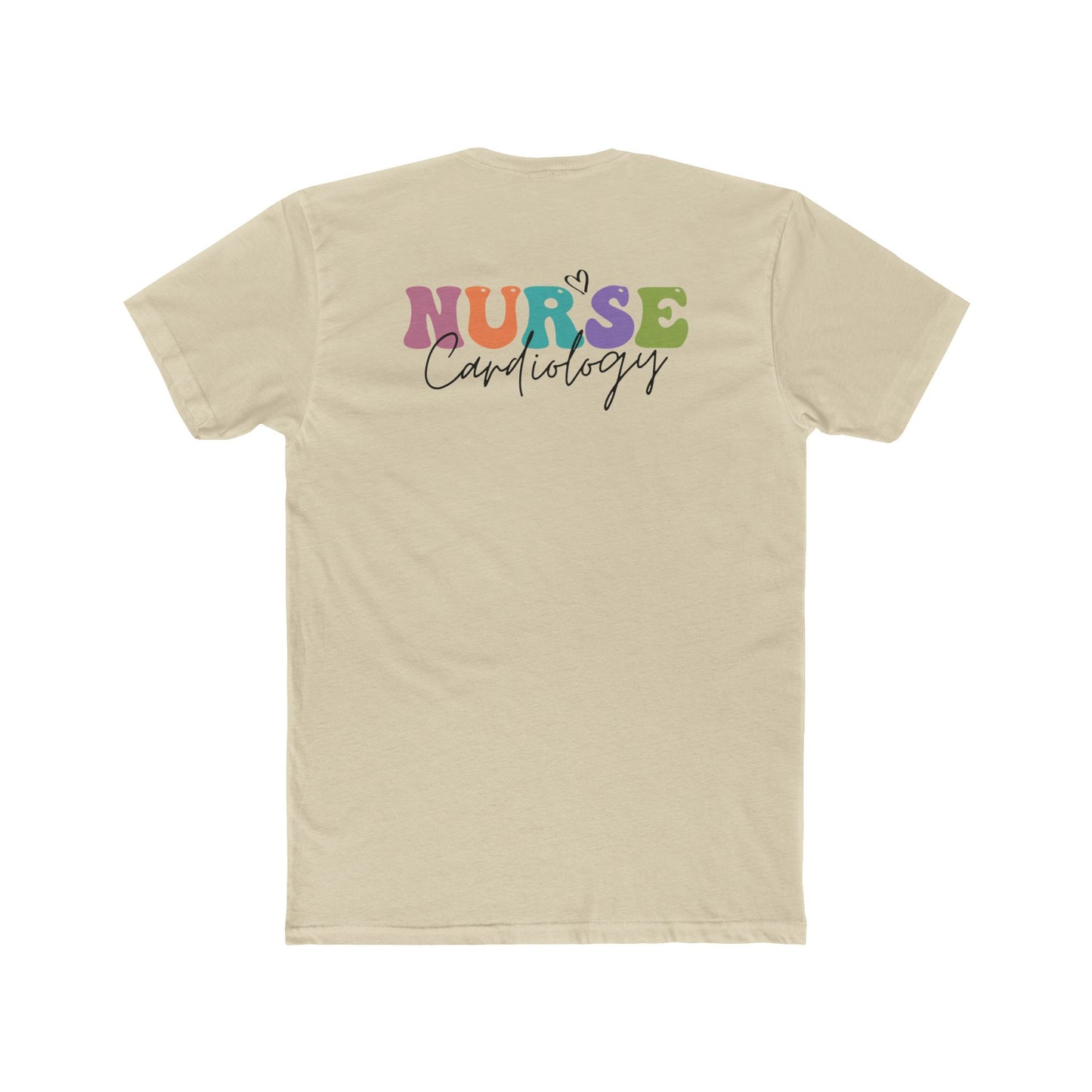 Cardiology Nurse T‑Shirt — Colorful 'NURSE Cardiology' Crew Tee