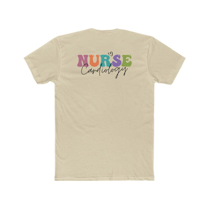 Cardiology Nurse T‑Shirt — Colorful 'NURSE Cardiology' Crew Tee
