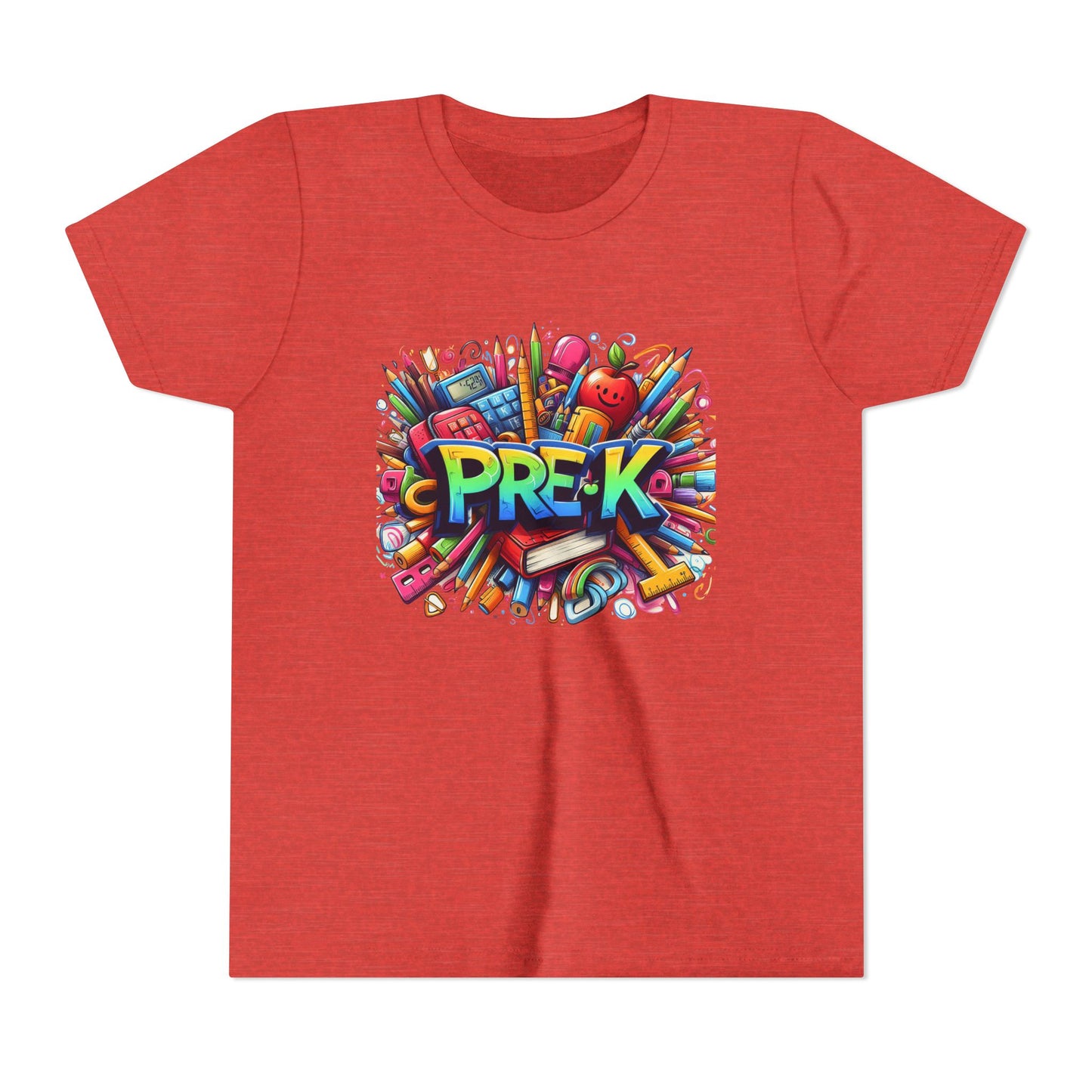 PRE-K Kids Tee — Colorful Back-to-School Pre-K Shirt for Preschoolers
