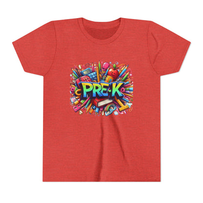 PRE-K Kids Tee — Colorful Back-to-School Pre-K Shirt for Preschoolers