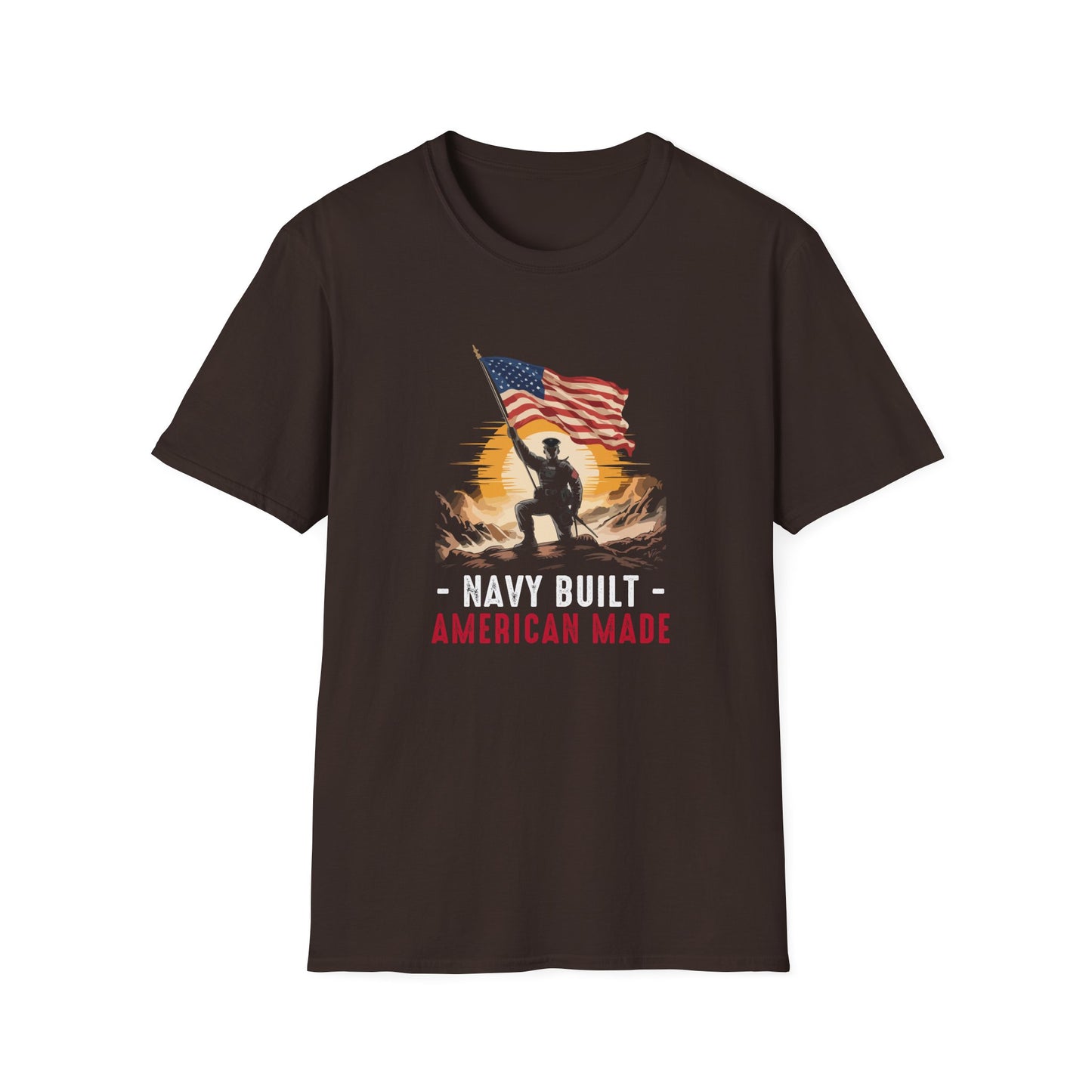 Navy Built • American Made T‑Shirt