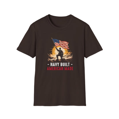 Navy Built • American Made T‑Shirt