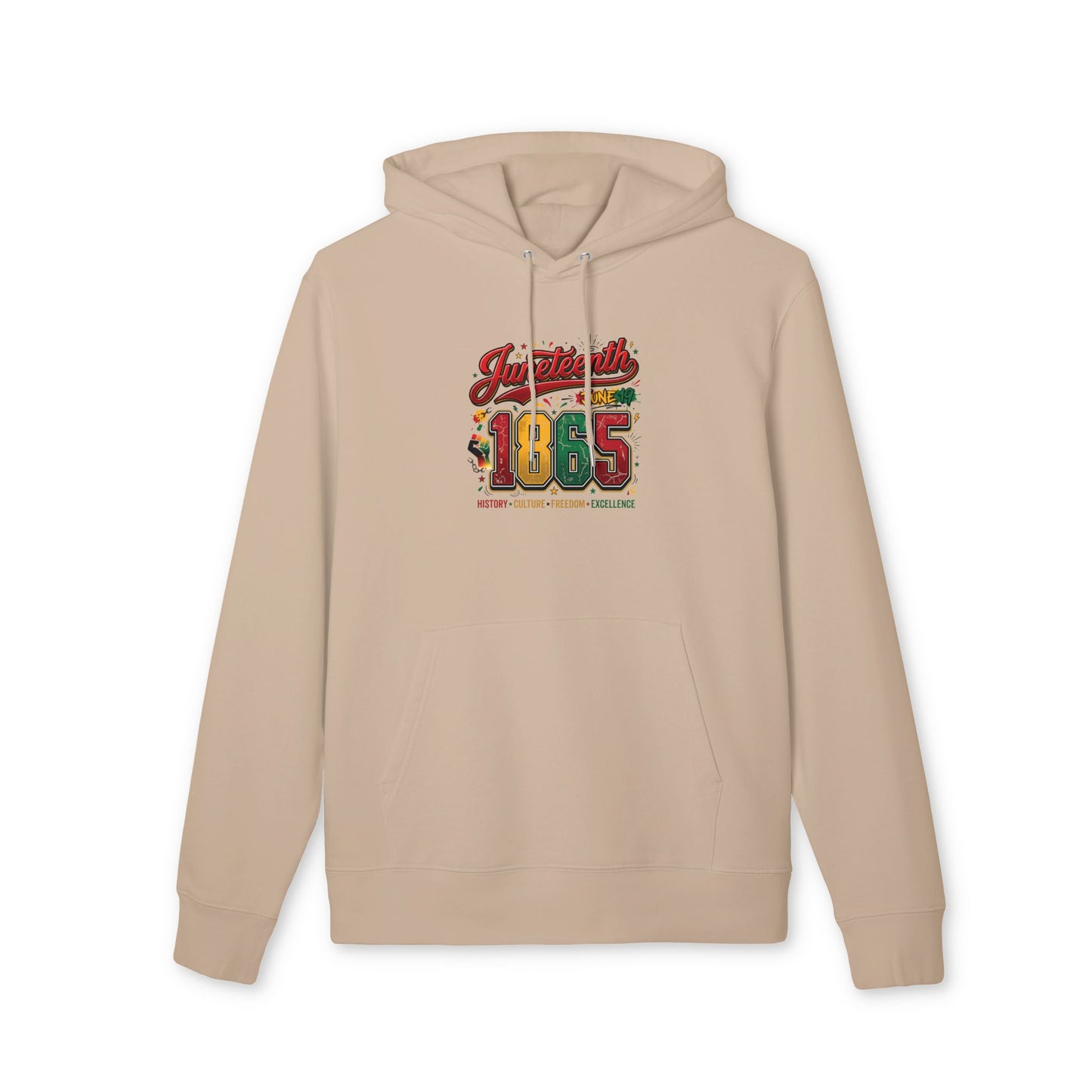 Juneteenth 1865 Hoodie – Black History Celebration Pullover