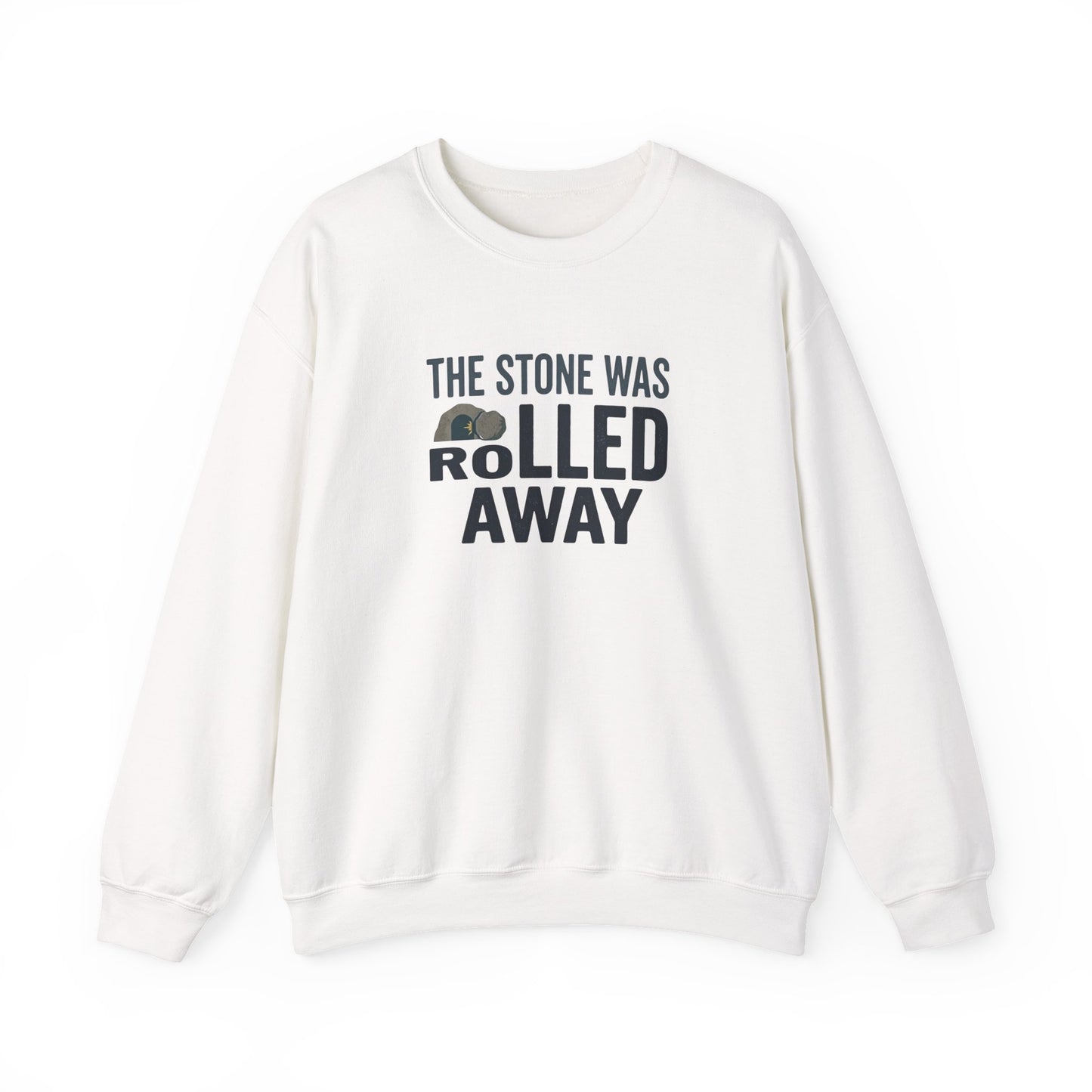 "The Stone Was Rolled Away" Crewneck Sweatshirt