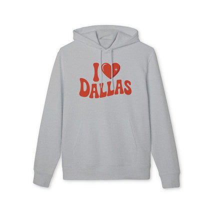 I Heart Dallas Hoodie — Retro Love City Pullover