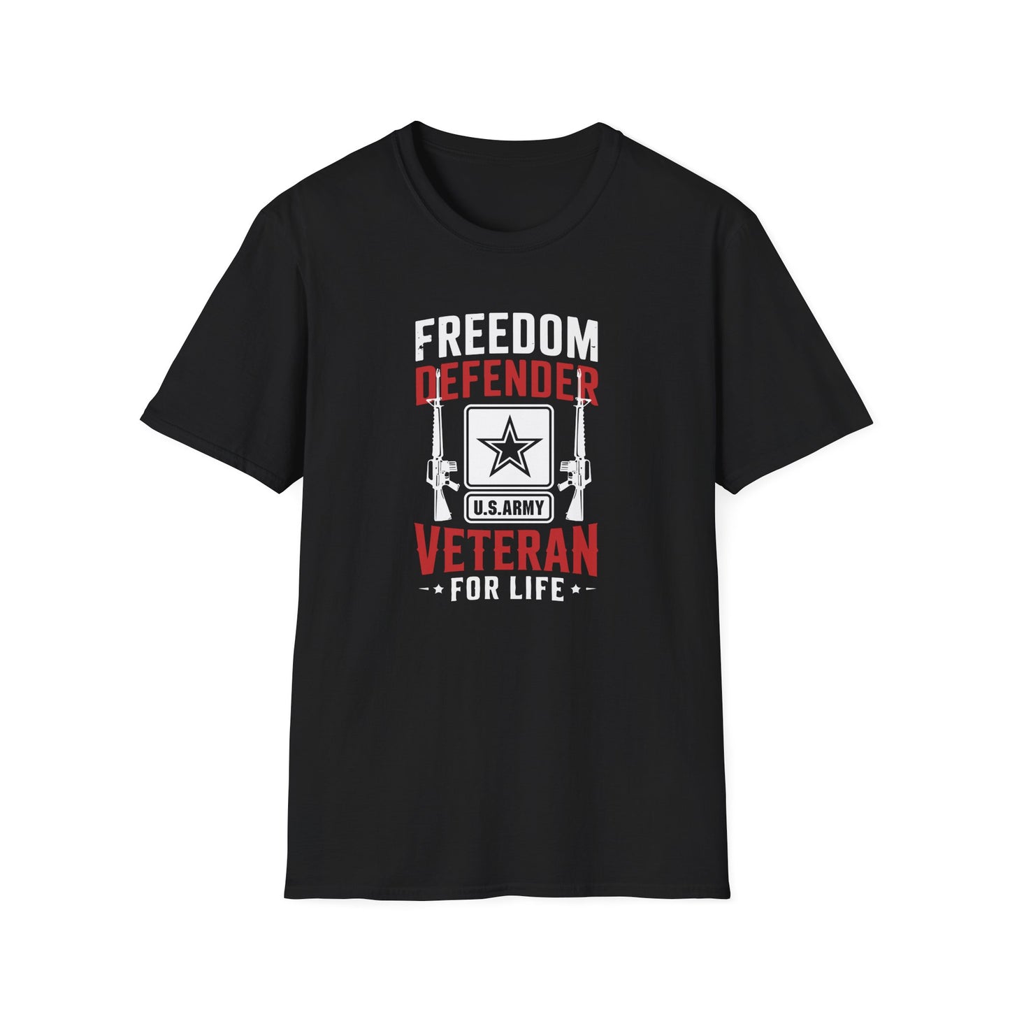 Freedom Defender U.S. Army Veteran For Life T-Shirt