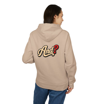 And? Hoodie — Retro Script Graphic Pullover