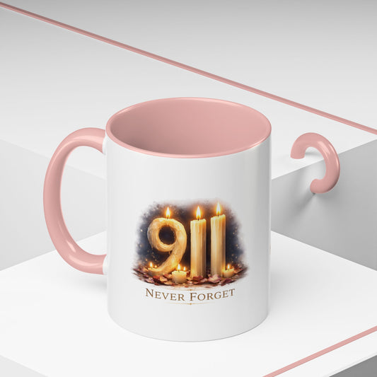 9/11 Never Forget Memorial Coffee Mug