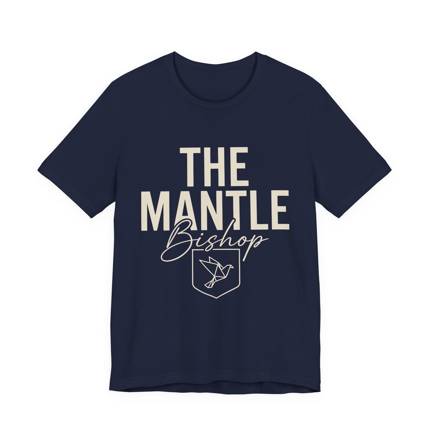 The Mantle Bishop T‑Shirt — Vintage Shield Dove Christian Tee
