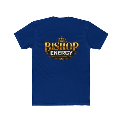Bishop Energy Graphic Tee — Bold Gold Crown Logo T-Shirt