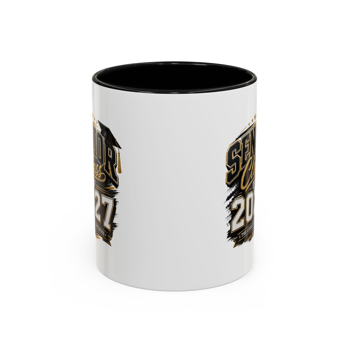 Senior Class of 2027 Accent Coffee Mug — Graduation Gift