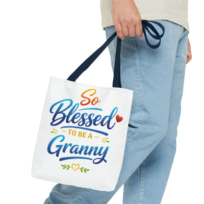 So Blessed to Be a Granny Tote Bag — Gift Tote for New Grandmothers