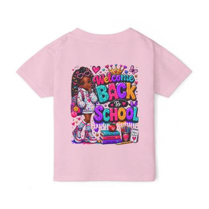 Back to School Toddler T-Shirt — Colorful "Welcome Back to School" Graphic