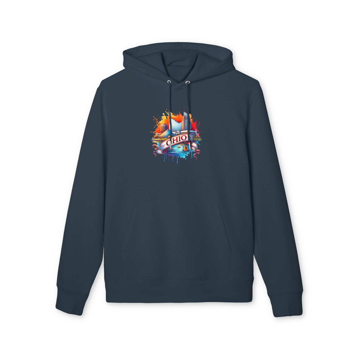 Ohio Skyline Hoodie — Colorful State Pride Pullover