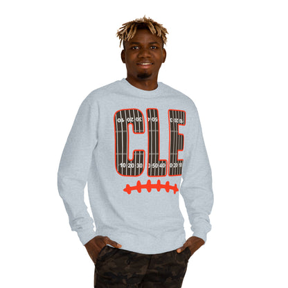 CLE Football Field Crewneck Sweatshirt