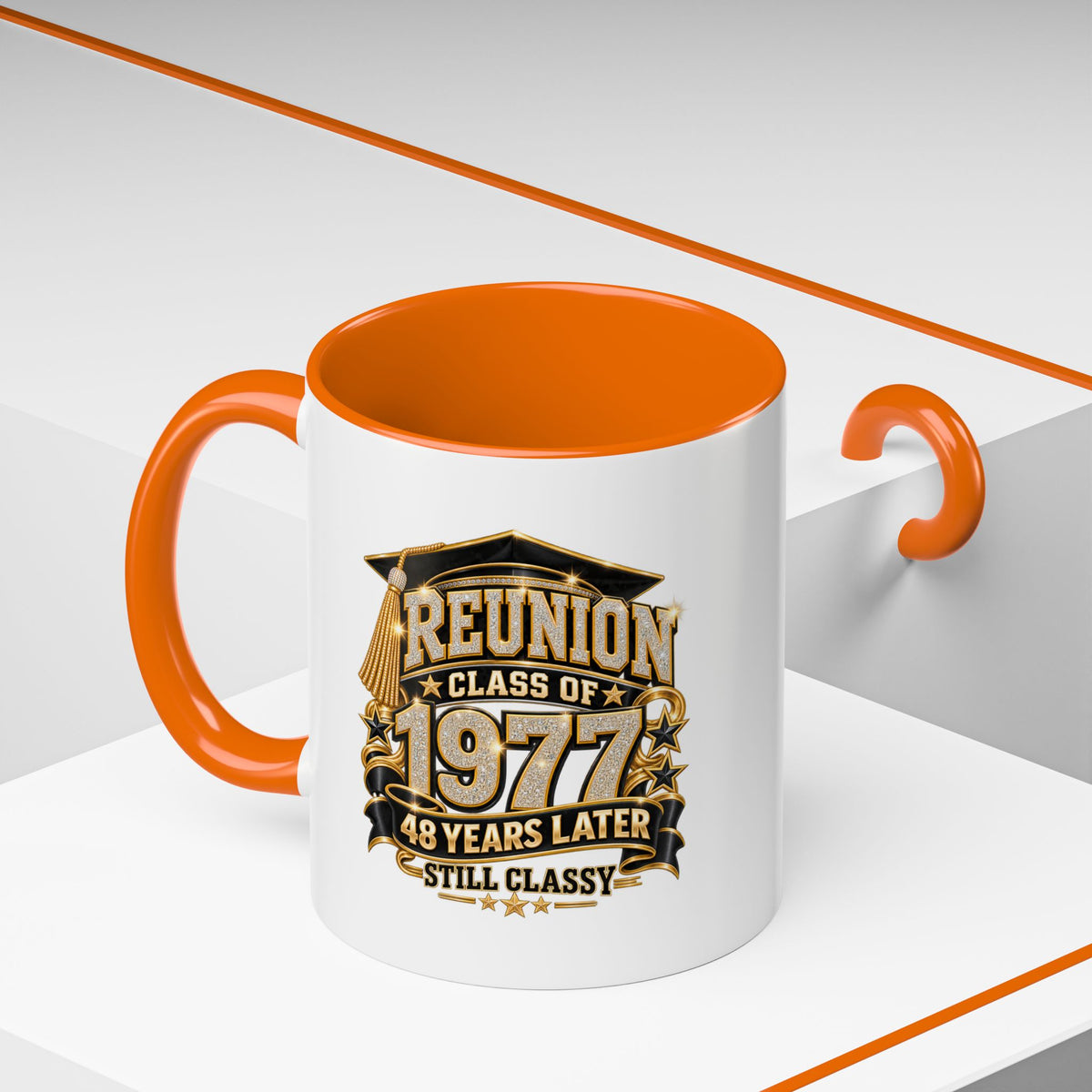 Reunion Class of 1977 Coffee Mug — 48 Years Later, Still Classy
