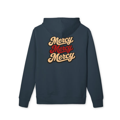 Mercy Mercy Mercy Hoodie — Retro Script Graphic Pullover