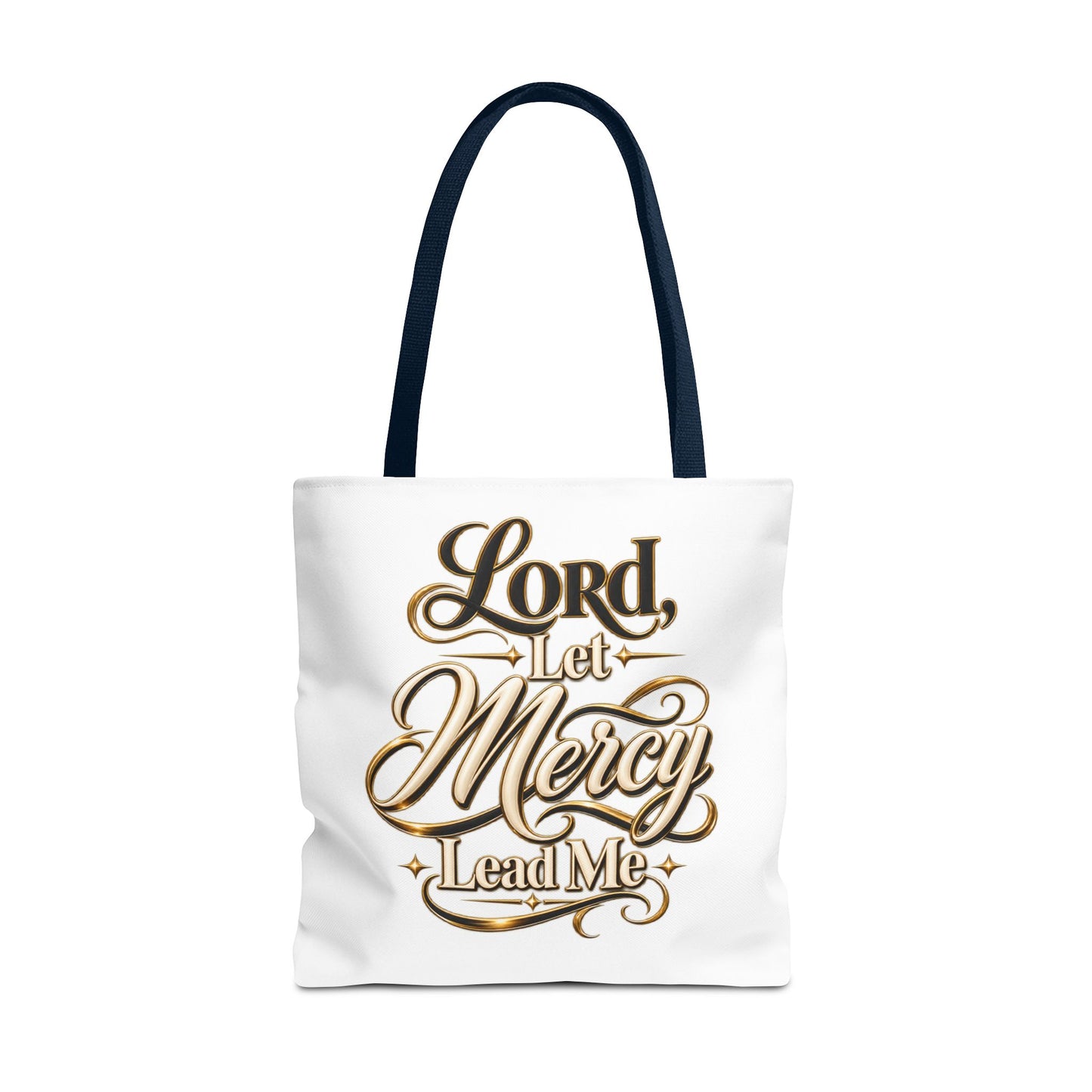 Lord, Let Mercy Lead Me Tote Bag – Inspirational Christian Canvas Tote