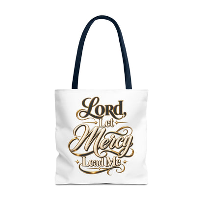 Lord, Let Mercy Lead Me Tote Bag – Inspirational Christian Canvas Tote