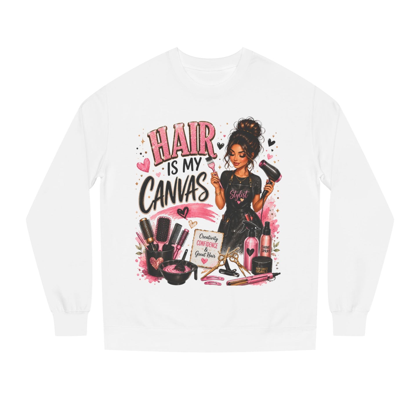 Hair Is My Canvas Sweatshirt