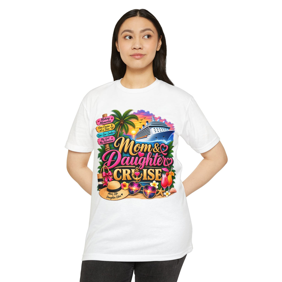 Mom & Daughter Cruise T-Shirt — Matching Vacation Shirt for Beach, Summer & Family Trips