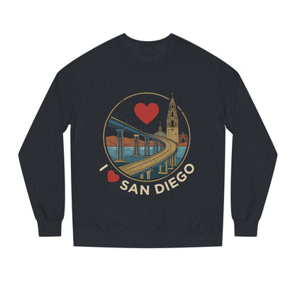 I Heart San Diego Sweatshirt — Balboa Park & Coronado Bridge Crewneck