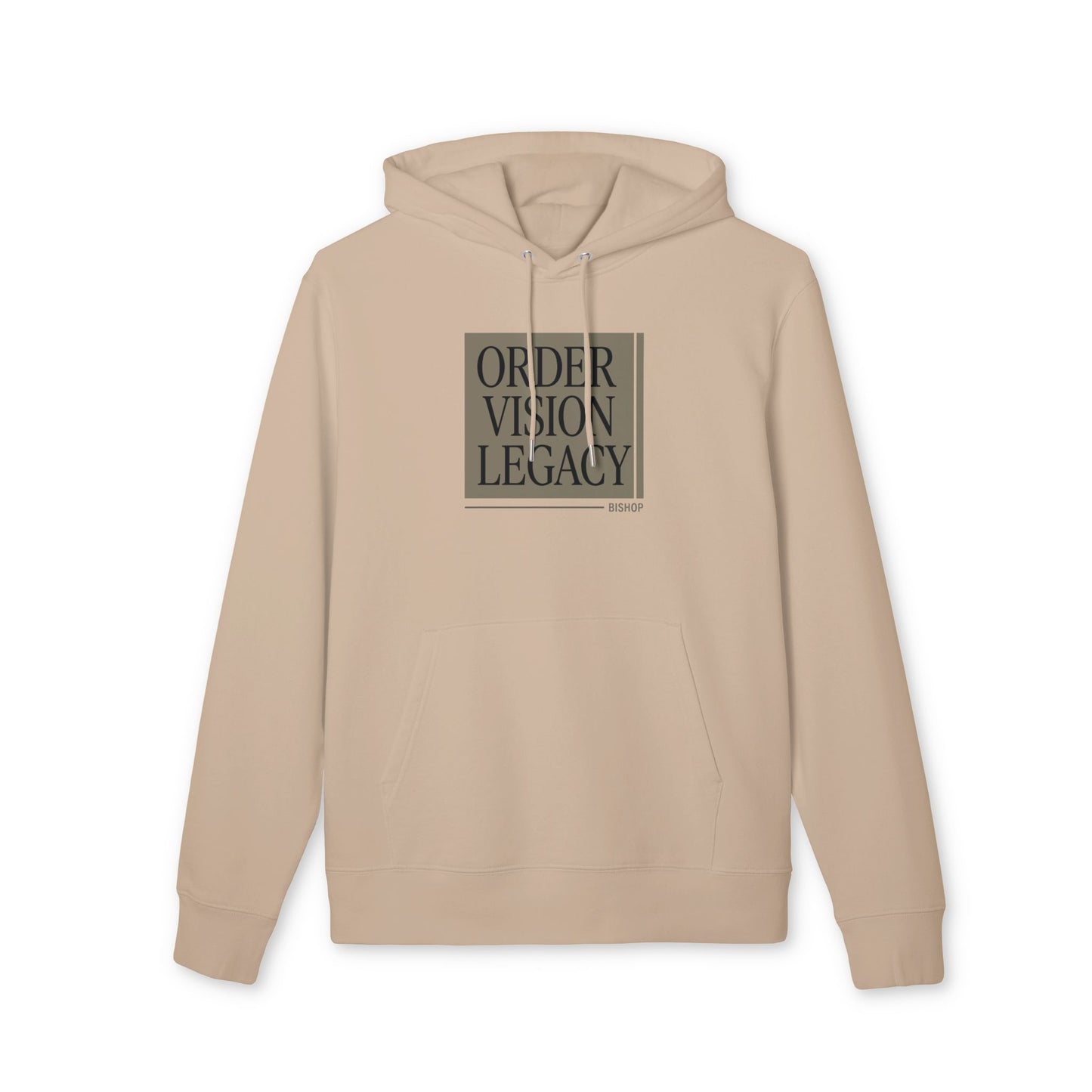 Order Vision Legacy Hoodie — Minimalist Typographic Pullover