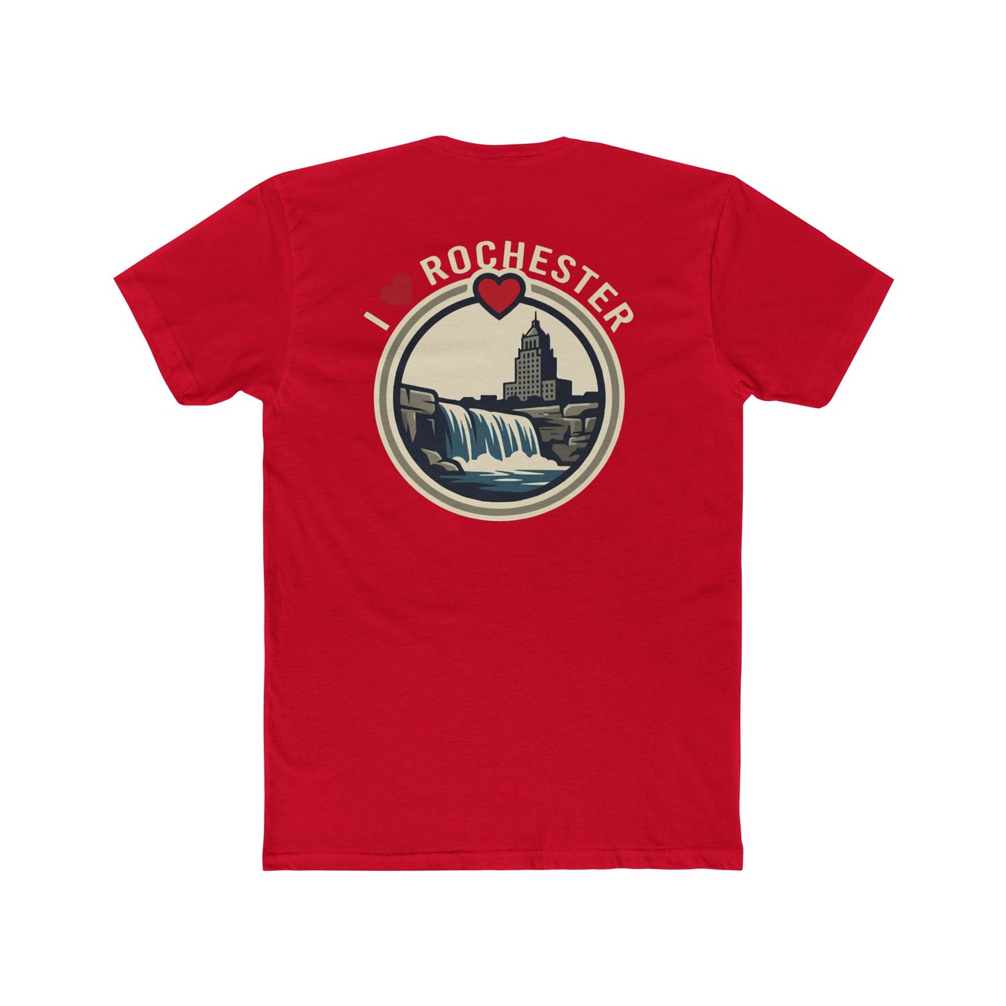 Rochester Heart Graphic Tee — I  Rochester Cityscape T-Shirt