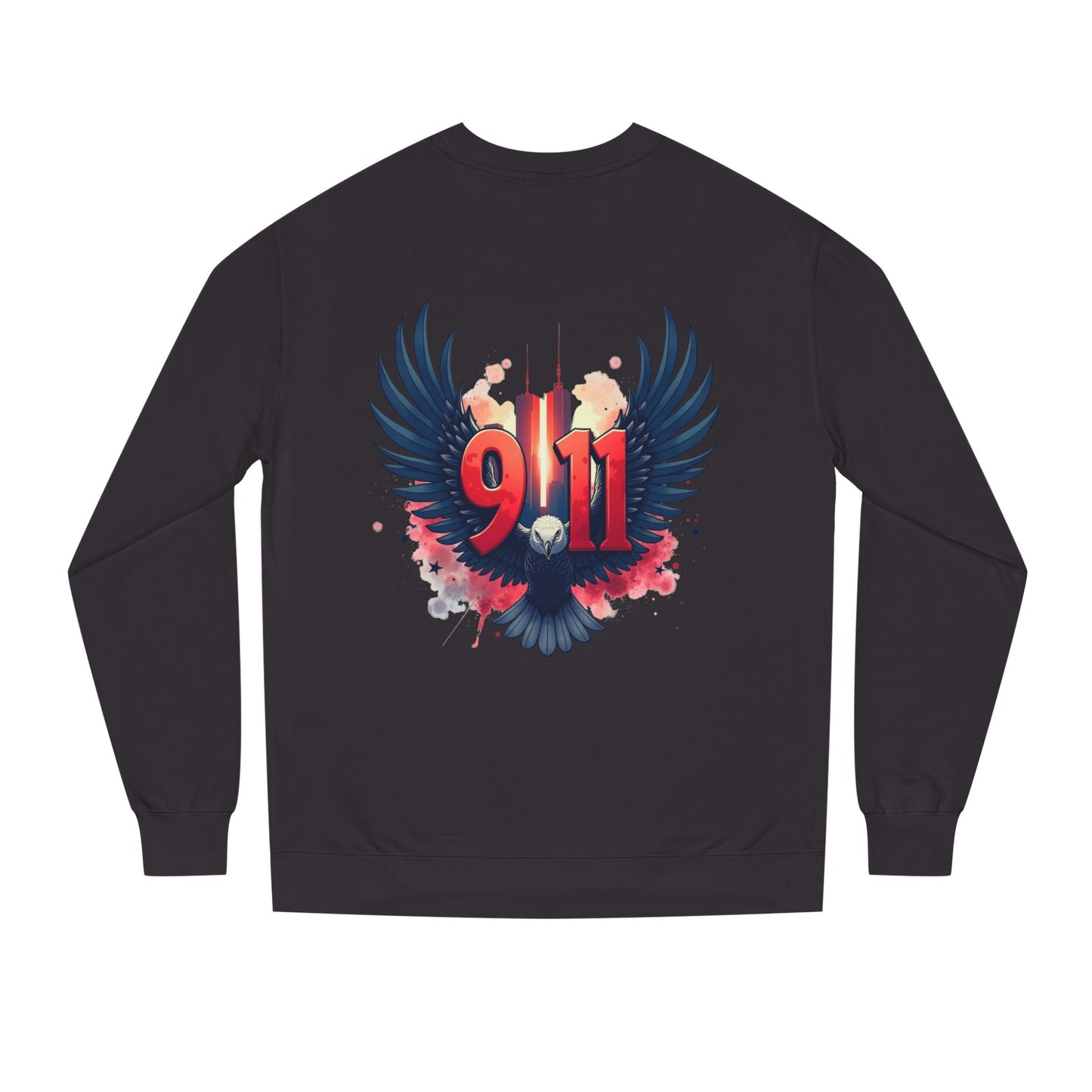 9/11 Memorial Sweatshirt – Eagle Wings Tribute Crewneck