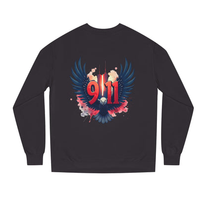 9/11 Memorial Sweatshirt – Eagle Wings Tribute Crewneck