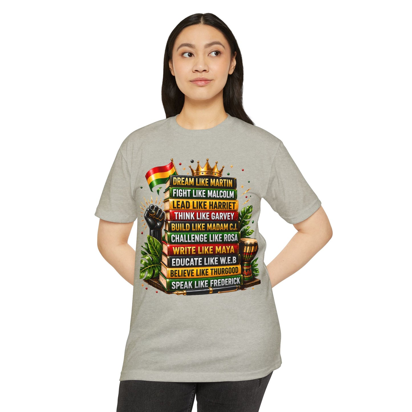 Inspirational Black History Leaders Graphic T-Shirt