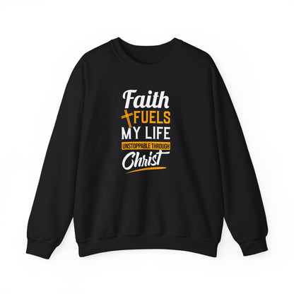 Faith Fuels My Life Christ Sweatshirt