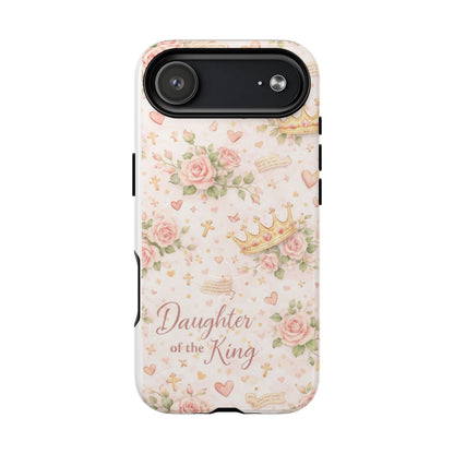 Daughter of the King Floral Phone Case — Tough Magnetic Protective Cover