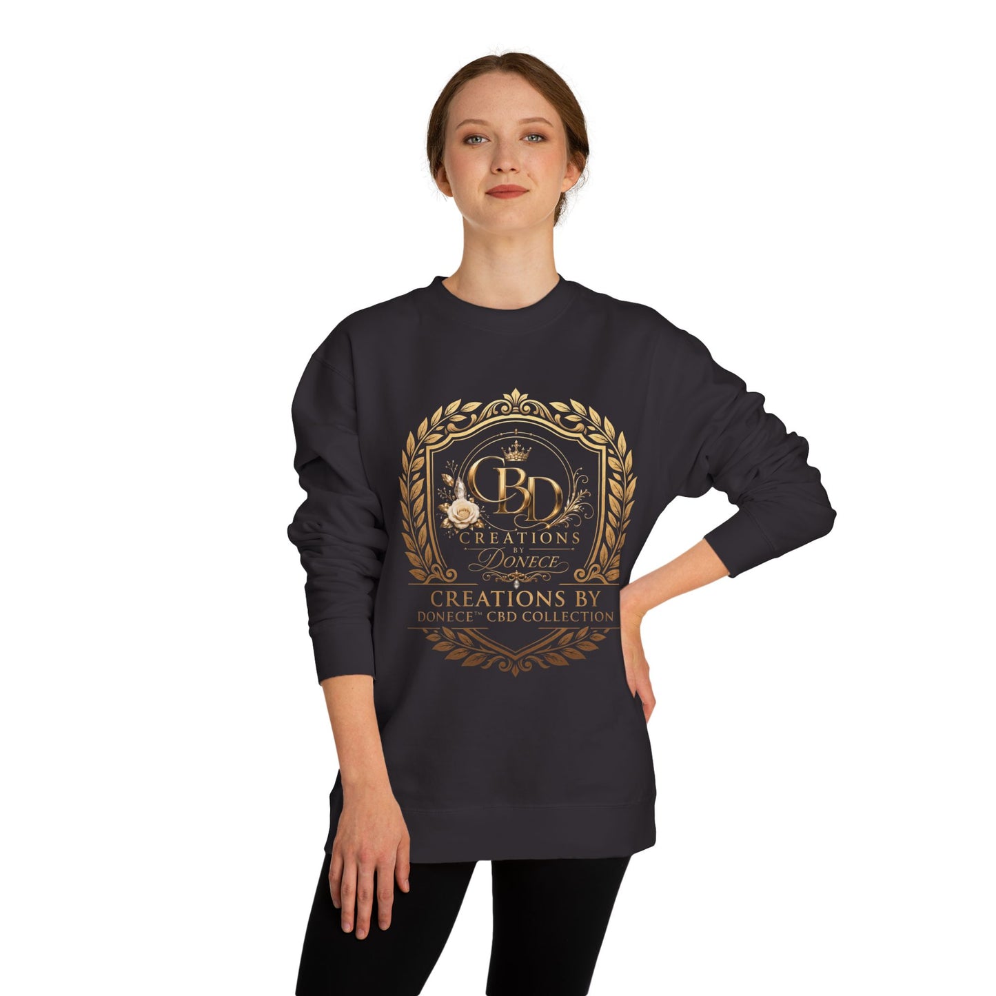 Creations By Donique Gold Crest Sweatshirt