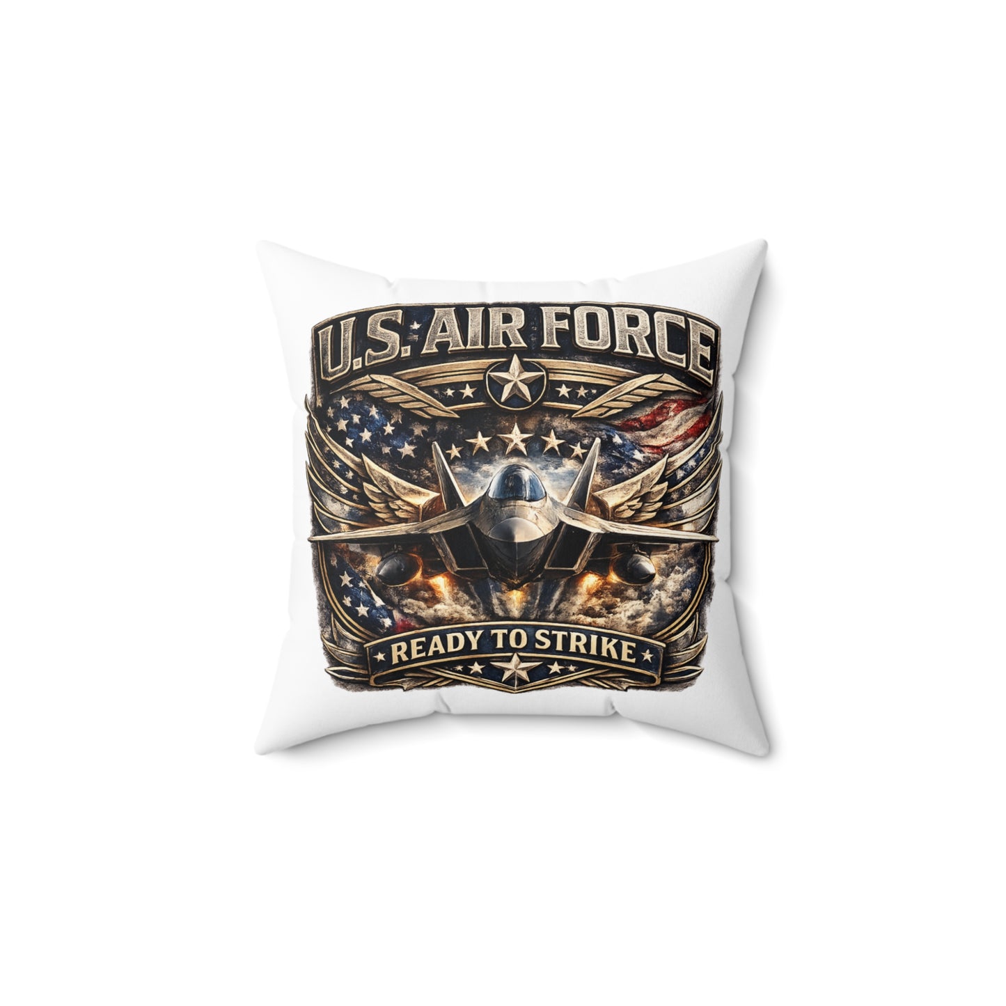 U.S. Air Force 'Ready to Strike' Decorative Pillow