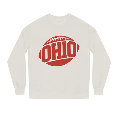Ohio Football Crewneck Sweatshirt — Vintage Collegiate Game Day Pullover