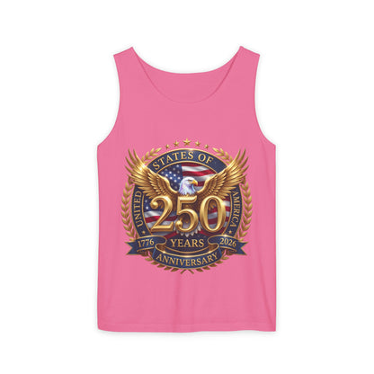 250 Years Anniversary Eagle Tank Top — United States Bicentennial Celebration Tee