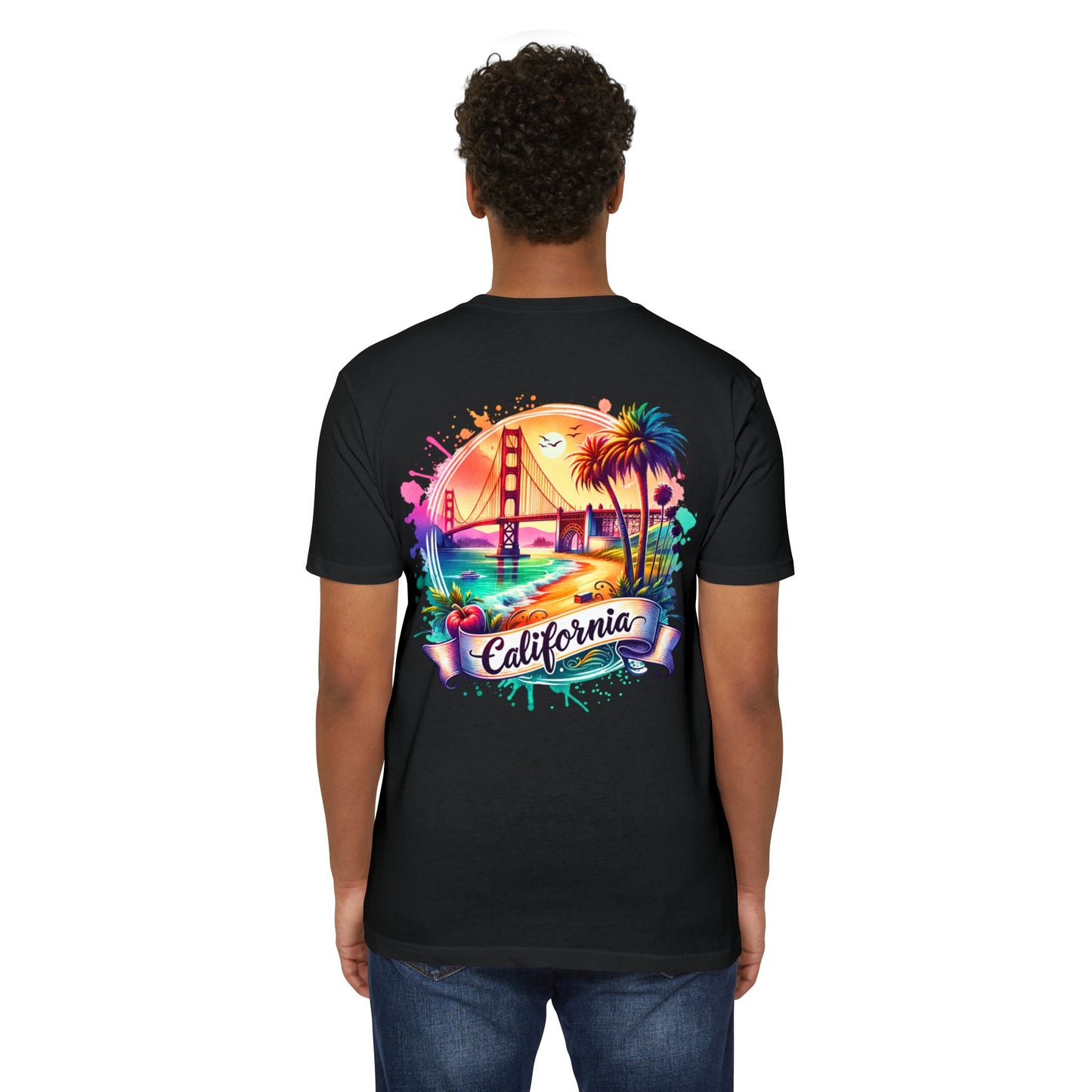 California Sunset T-Shirt — Golden Gate Palm Beach Graphic Tee