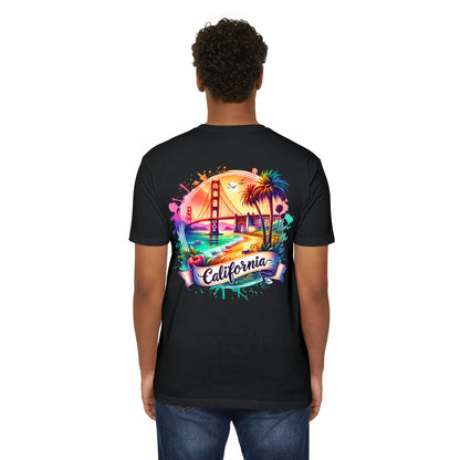 California Sunset T-Shirt — Golden Gate Palm Beach Graphic Tee