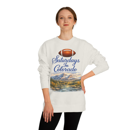 Saturdays in Colorado Sweatshirt — Mountain Football Scenic Crewneck